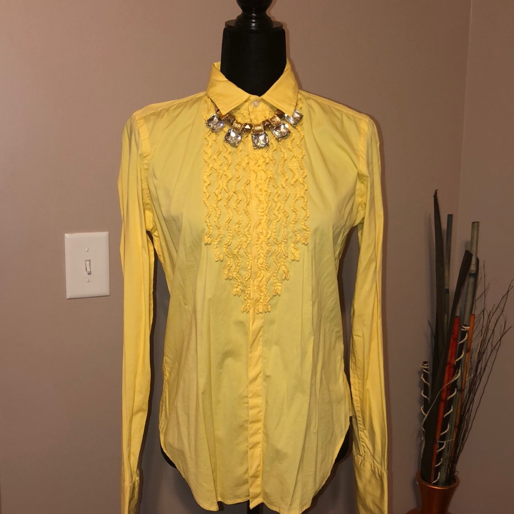 Banana Ruffle Blouse - Picture 6 of 6